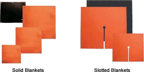 Slotted and Solid Insulating Blankets